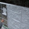 汚れた塀を塗装で、高級感のある天然石調にリフォーム　大阪府大東市　K様邸